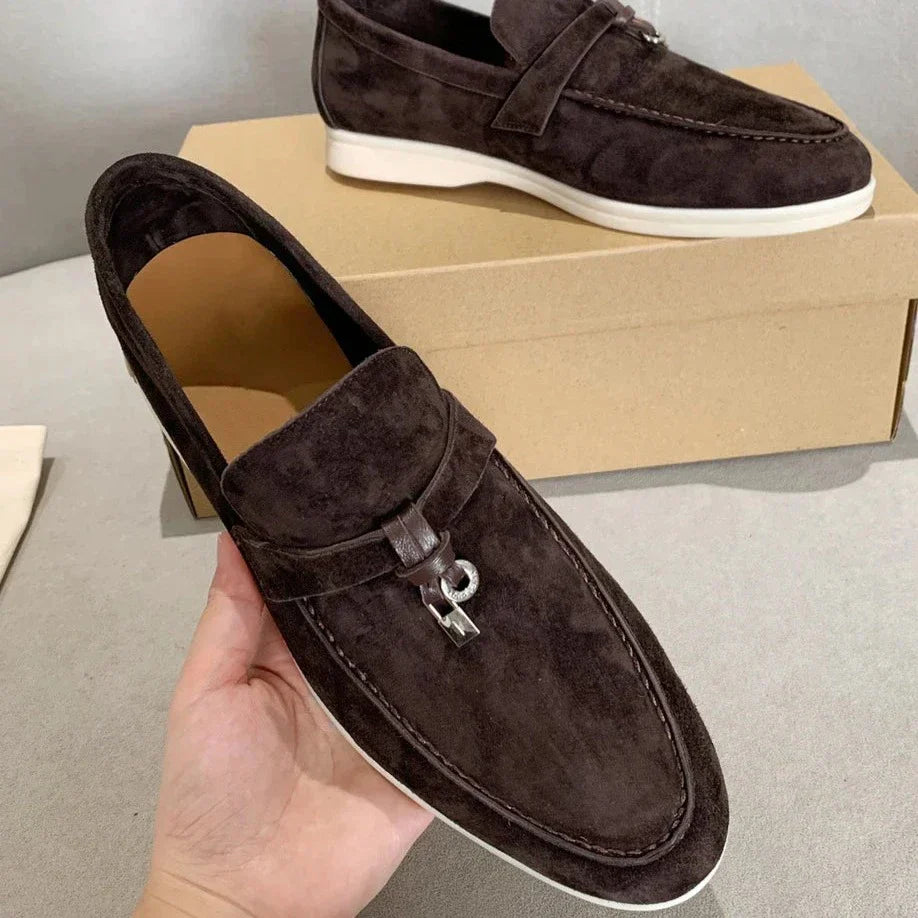 Suede Mocassin Loafers Lory
